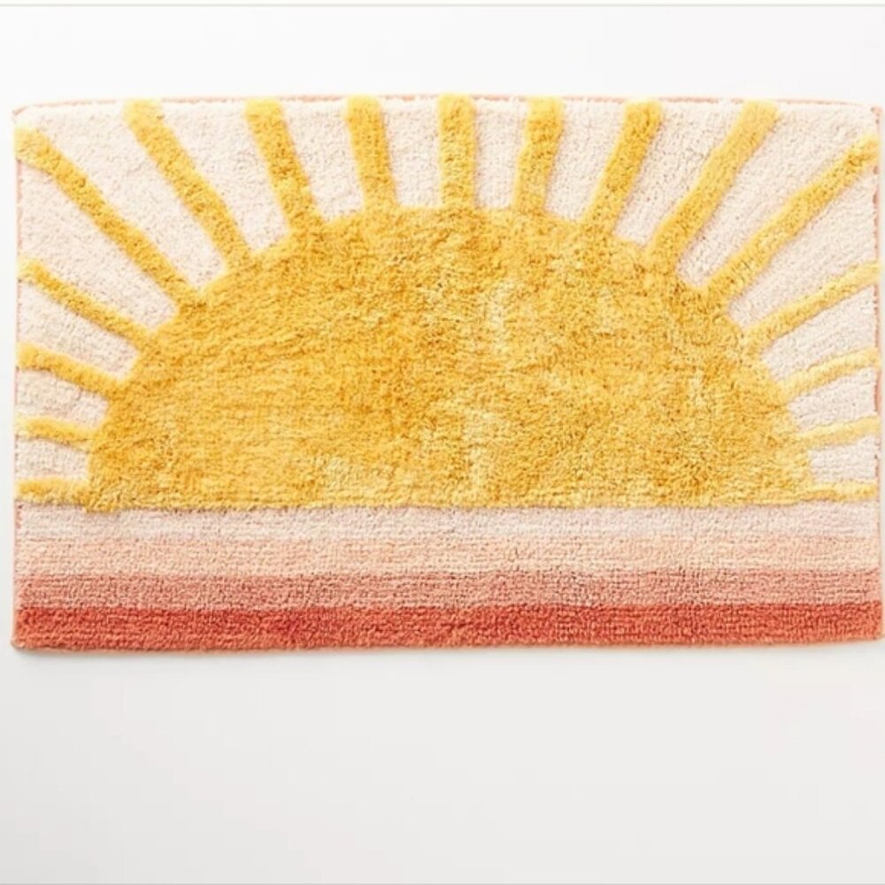 Anthropologie Sunshine Bath Mat/Rug